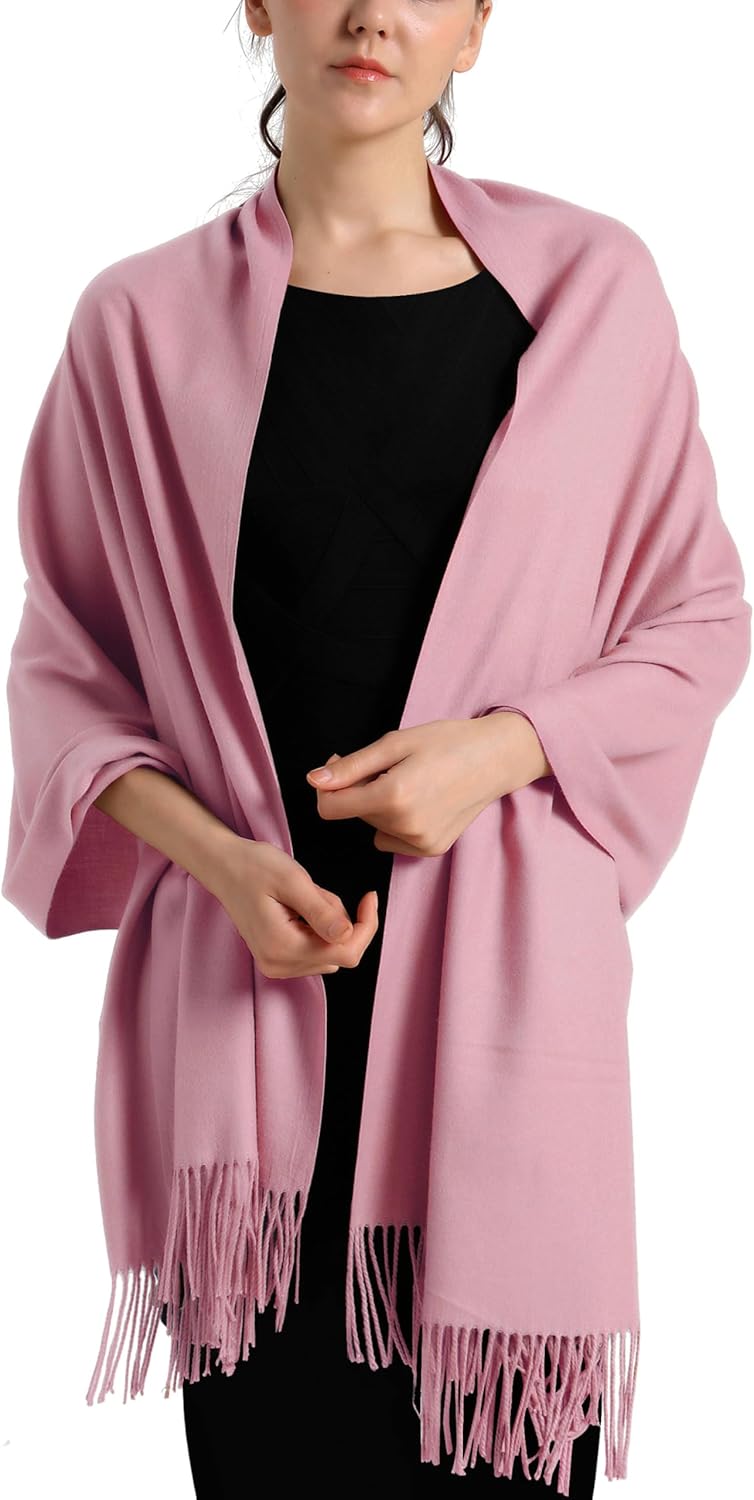 vimate Pashmina Scarf and Shawl - Soft Women Pashminas Wrap for Wedding Evening Party dresses - Image 1